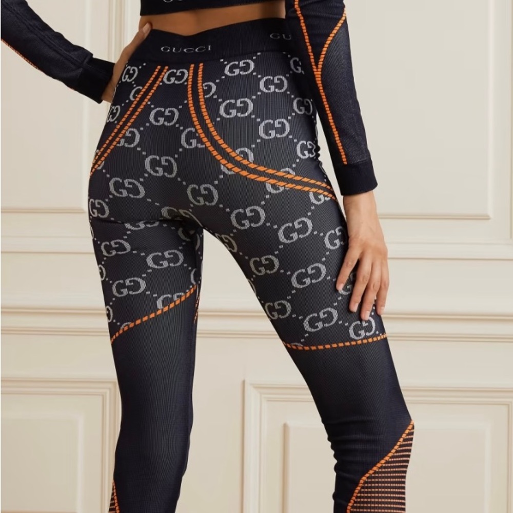 Gucci GG Jersey Jacquard leggings NWOT small